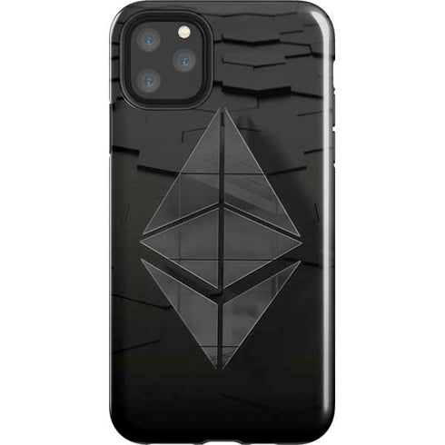 Ethereum Textured Logo iPhone 11 Pro Max Impact Case