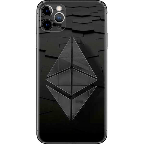 Ethereum Textured Logo iPhone 11 Pro Max Skin