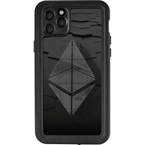 Ethereum Textured Logo iPhone 11 Pro Max Waterproof Case