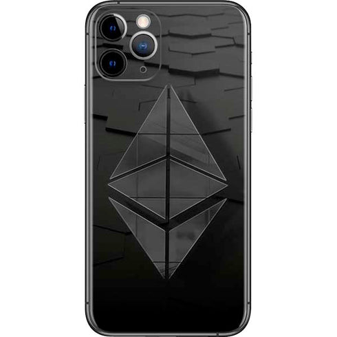Ethereum Textured Logo iPhone 11 Pro Skin