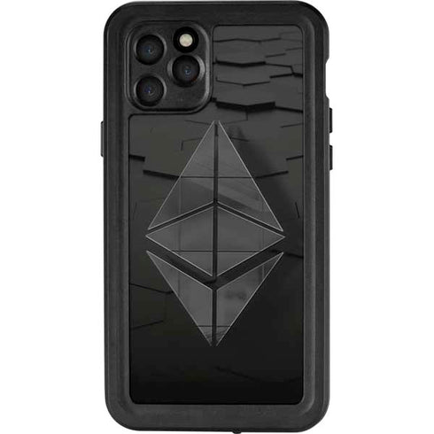 Ethereum Textured Logo iPhone 11 Pro Waterproof Case