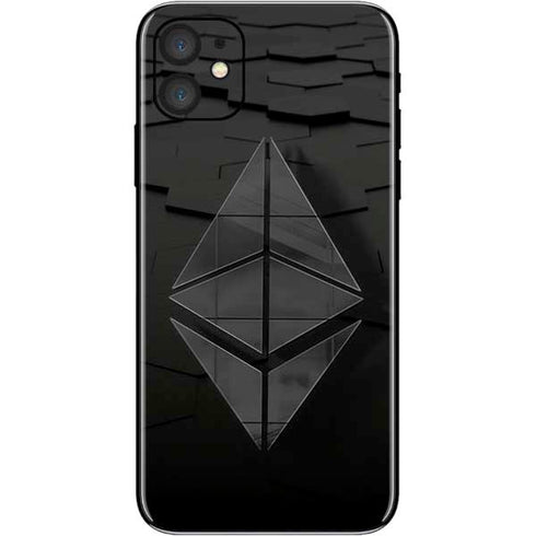 Ethereum Textured Logo iPhone 11 Skin