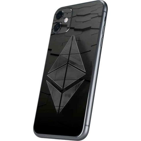 Ethereum Textured Logo iPhone 11 Skin
