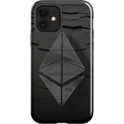 Ethereum Textured Logo iPhone 12 Impact Case