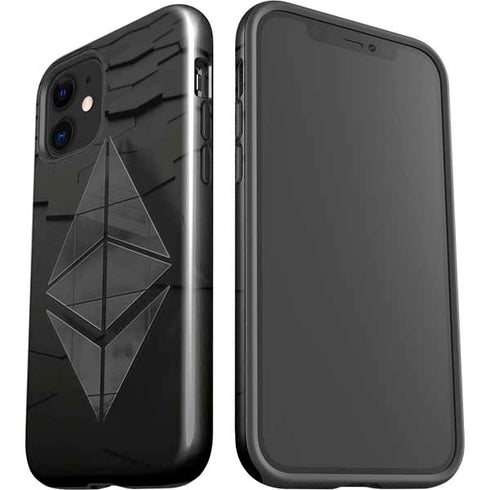 Ethereum Textured Logo iPhone 12 Impact Case