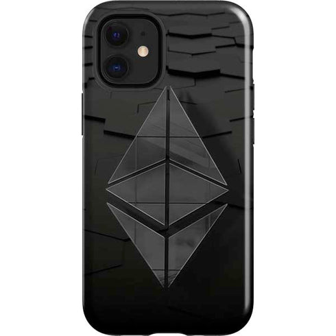 Ethereum Textured Logo iPhone 12 Mini Impact Case