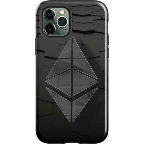 Ethereum Textured Logo iPhone 12 Pro Impact Case