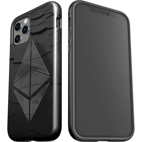 Ethereum Textured Logo iPhone 12 Pro Impact Case