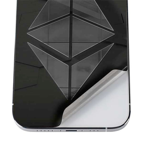 Ethereum Textured Logo iPhone 12 Pro Max Skin