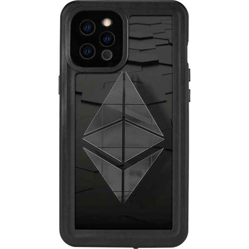 Ethereum Textured Logo iPhone 12 Pro Max Waterproof Case