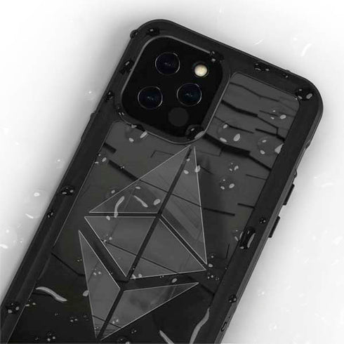Ethereum Textured Logo iPhone 12 Pro Max Waterproof Case