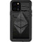 Ethereum Textured Logo iPhone 12 Pro Waterproof Case