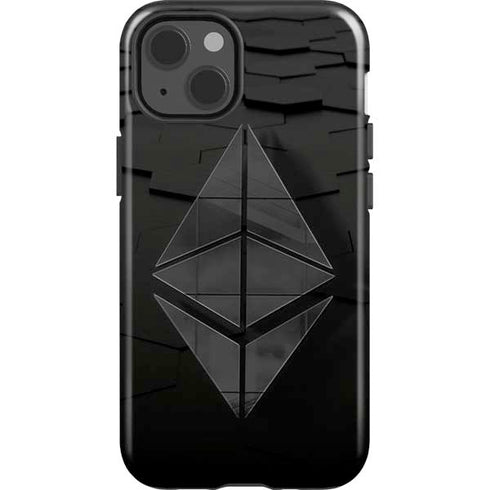 Ethereum Textured Logo iPhone 13 Impact Case