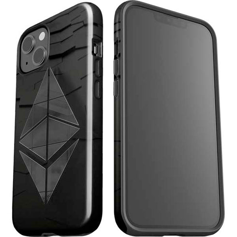 Ethereum Textured Logo iPhone 13 Impact Case