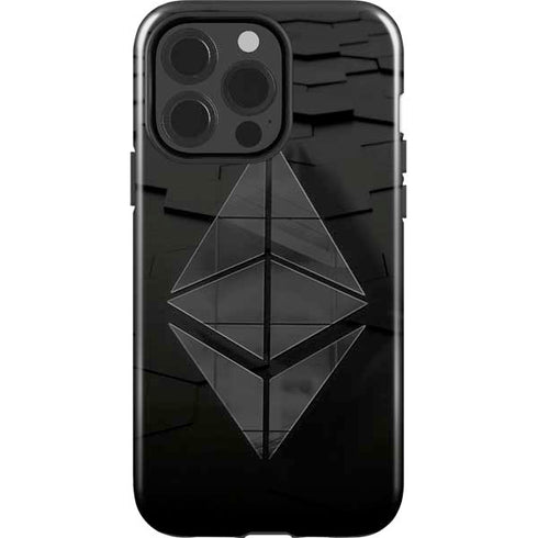 Ethereum Textured Logo iPhone 13 Pro Impact Case