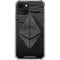 Ethereum Textured Logo iPhone 14 Plus Clear Case