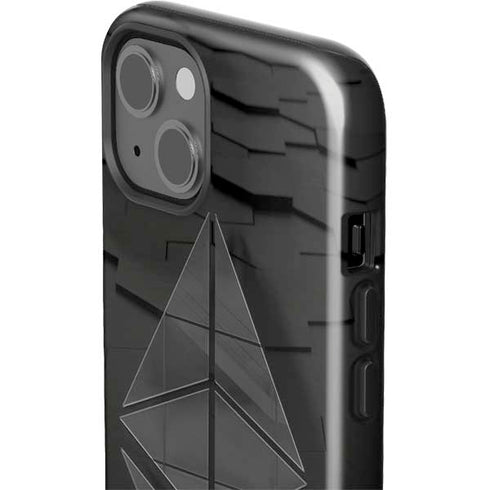 Ethereum Textured Logo iPhone 15 Impact Case