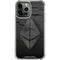 Ethereum Textured Logo iPhone 14 Pro Max Clear Case