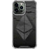 Ethereum Textured Logo iPhone 14 Pro Max Clear Case