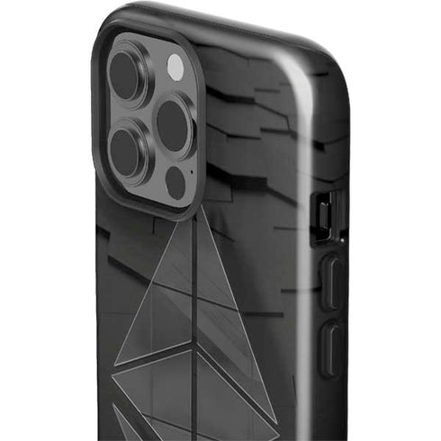 Ethereum Textured Logo iPhone 14 Pro Max Impact Case