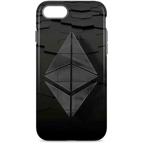 Ethereum Textured Logo iPhone 8 Pro Case