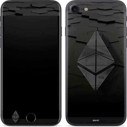Ethereum Textured Logo iPhone 8 Skin