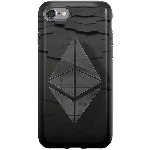 Ethereum Textured Logo iPhone SE (2nd & 3rd Gen) Pro Case
