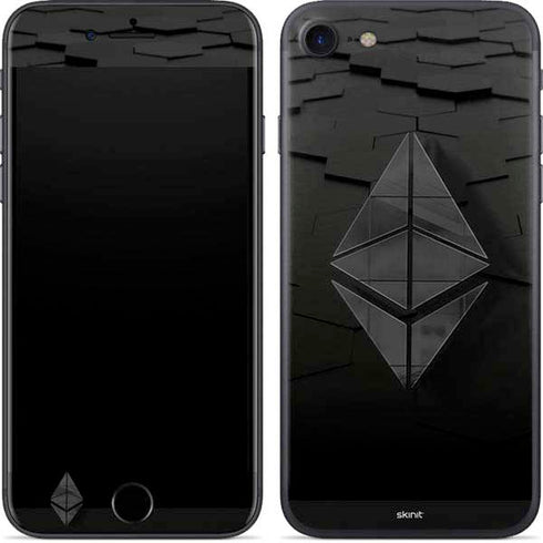 Ethereum Textured Logo iPhone SE (2nd & 3rd Gen) Skin