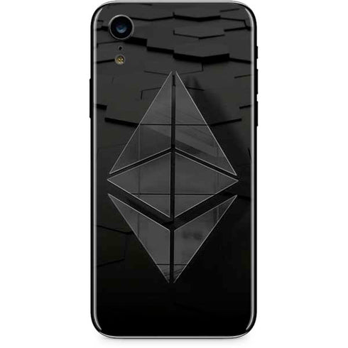 Ethereum Textured Logo iPhone XR Skin