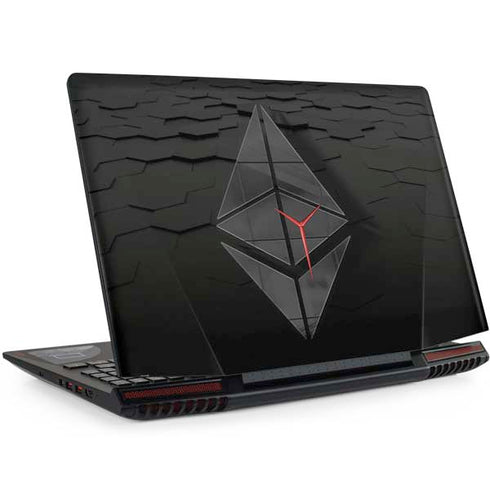 Ethereum Textured Logo Legion Y720 Skin