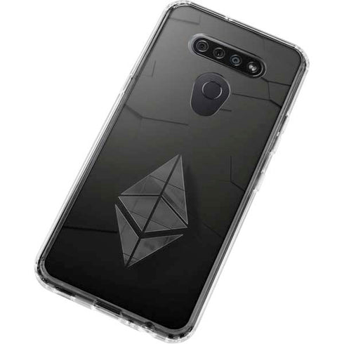 Ethereum Textured Logo LG K51/Q51 Clear Case