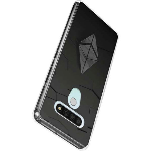 Ethereum Textured Logo LG Stylo 6 Clear Case