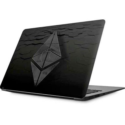 Ethereum Textured Logo Apple MacBook Skin