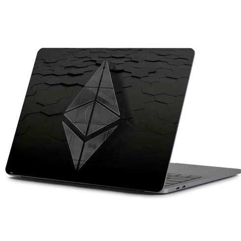 Ethereum Textured Logo Apple MacBook Pro 13-inch Skin