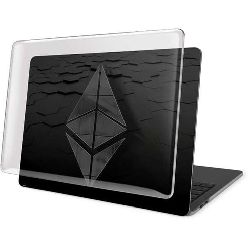 Ethereum Textured Logo MacBook Pro 13in (2020) Case plus Skin