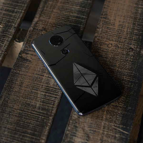 Ethereum Textured Logo Moto E5 Plus Skin