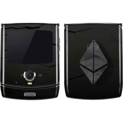 Ethereum Textured Logo Motorola RAZR Skin