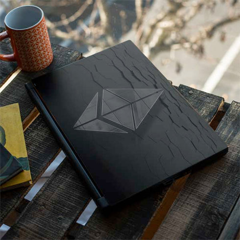 Ethereum Textured Logo MSI GS65 Stealth Laptop Skin
