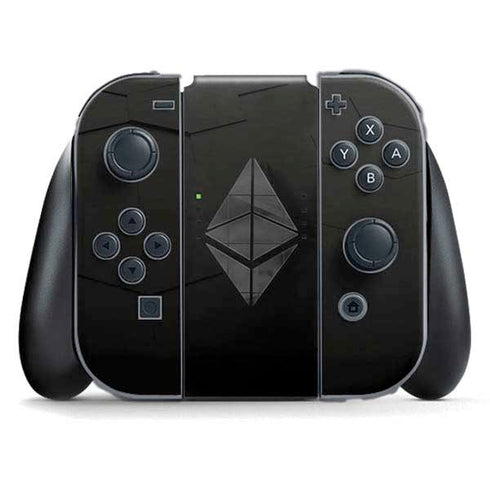Ethereum Textured Logo Nintendo Switch (2017-2021) Joy-Con Controller Skin