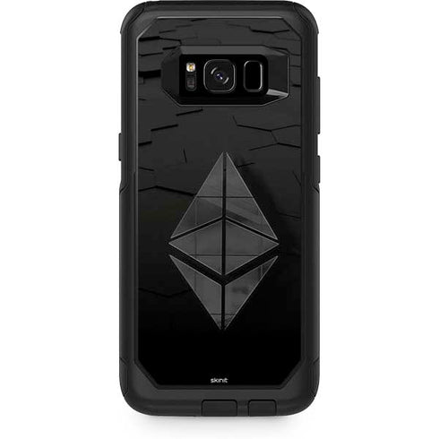 Ethereum Textured Logo Otterbox Commuter Galaxy Skin