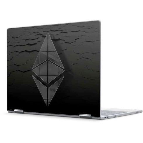 Ethereum Textured Logo Pixelbook Skin