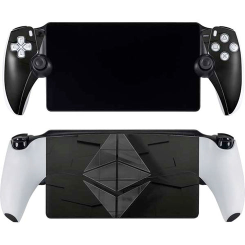 Ethereum Textured Logo PlayStation Portal Remote Player Skin