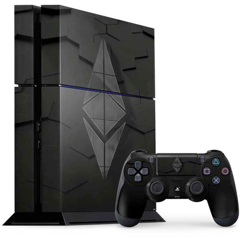 Ethereum Textured Logo PS4 Console and Controller Bundle Skin