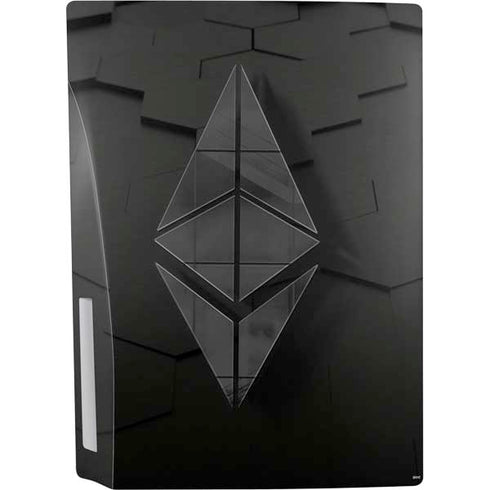 Ethereum Textured Logo PS5 Console Skin