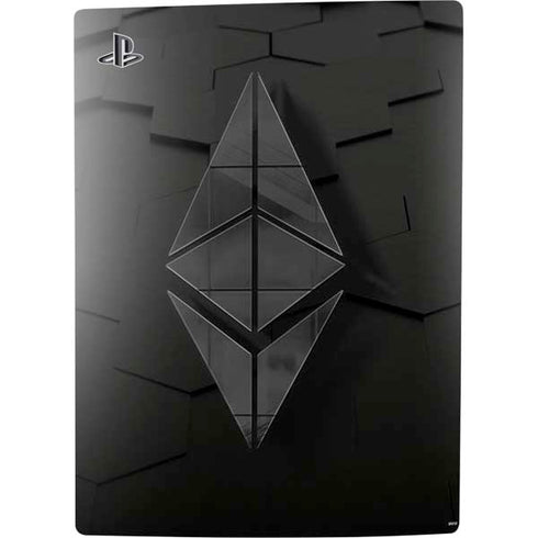 Ethereum Textured Logo PS5 Digital Edition Console Skin