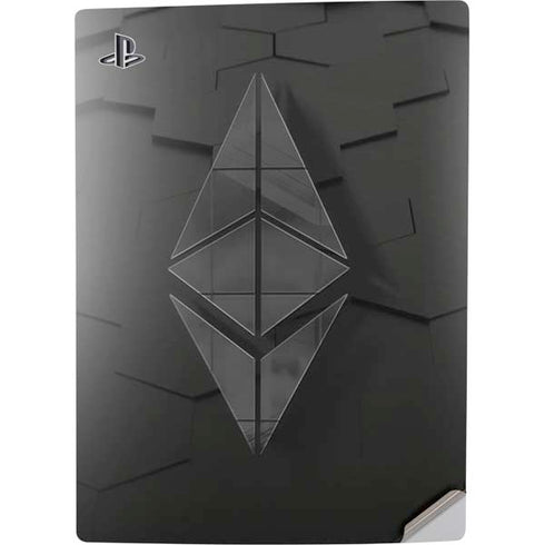 Ethereum Textured Logo PS5 Digital Edition Console Skin