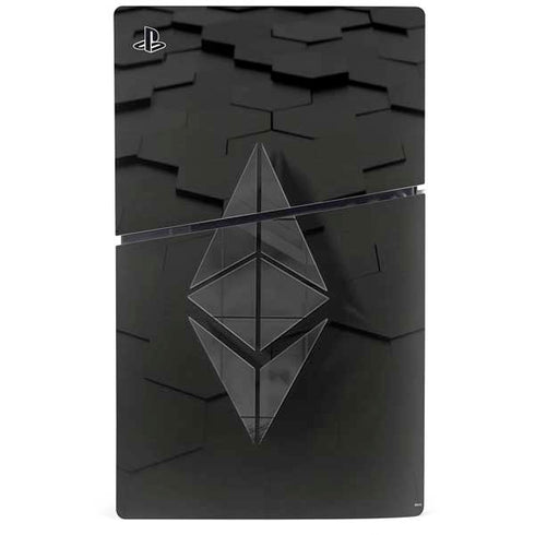 Ethereum Textured Logo PS5 Slim Disk Bundle Skin