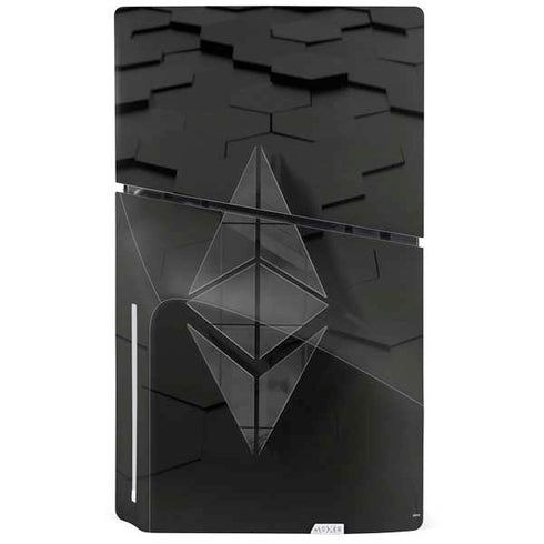 Ethereum Textured Logo PS5 Slim Disk Bundle Skin