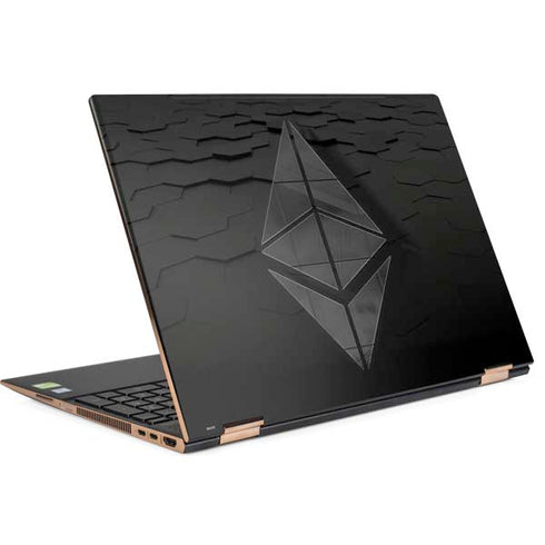 Ethereum Textured Logo HP Spectre Skin
