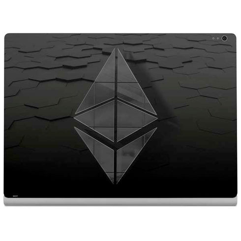 Ethereum Textured Logo Surface Book 2 13.5in Skin
